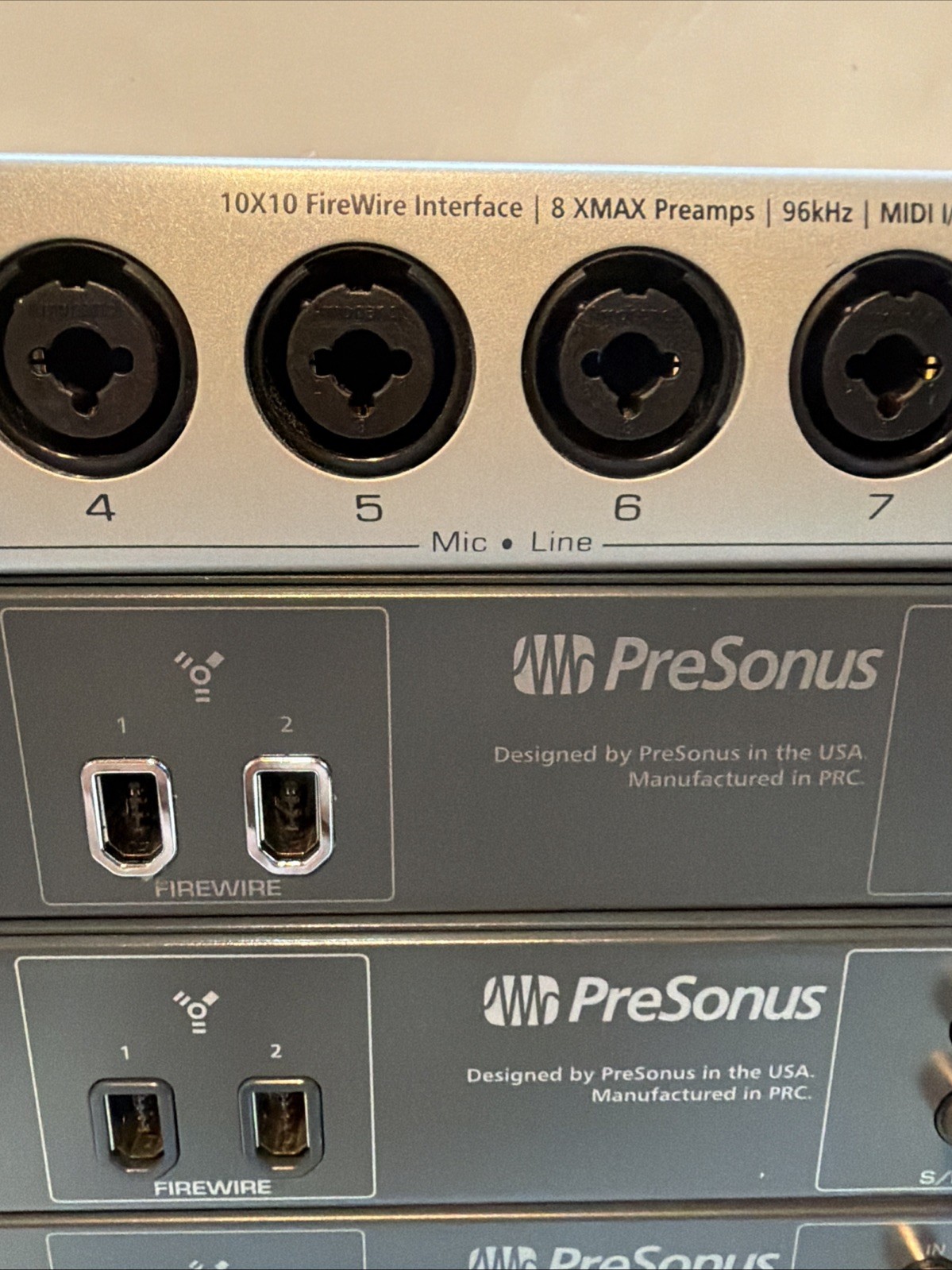 PreSonus Firestudio Project Digital Recording Interface 10x10 Firewire
