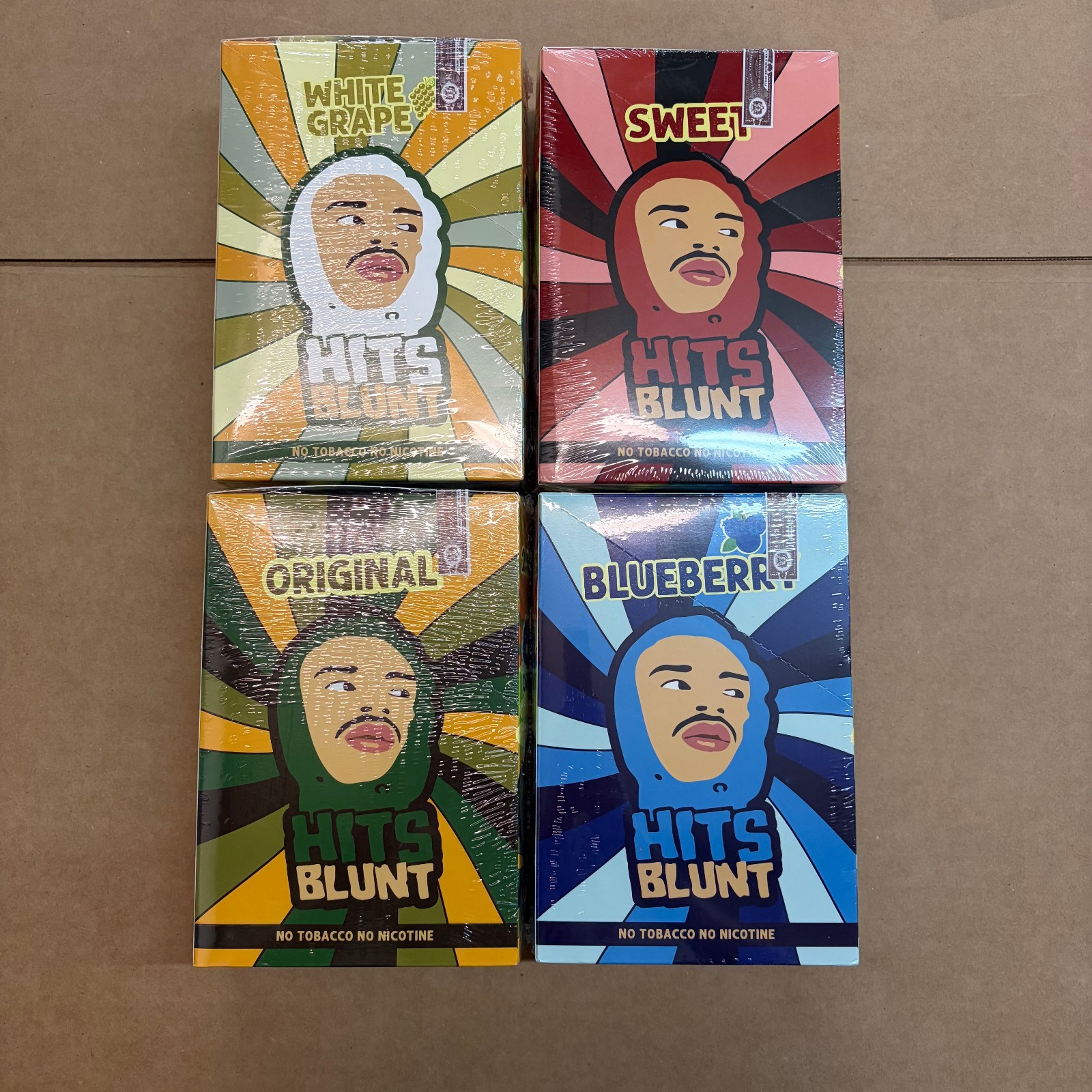 Assorted Pick Your Own Full Box of 25 Packs HITS Flavored Wraps w/ Free Shipping