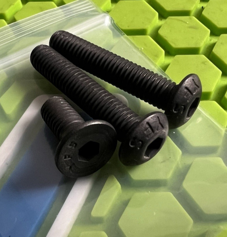 NEW SMART PARTS ION BODY + TRIGGER FRAME SCREWS -SET OF (3) BLACK OUT- PAINTBALL