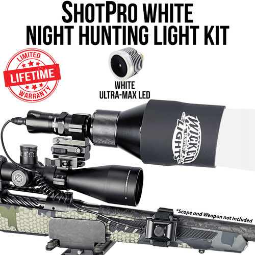 Wicked Lights ShotPro™ Night Hunting Light Kit w/ White LED for Predator & Hog