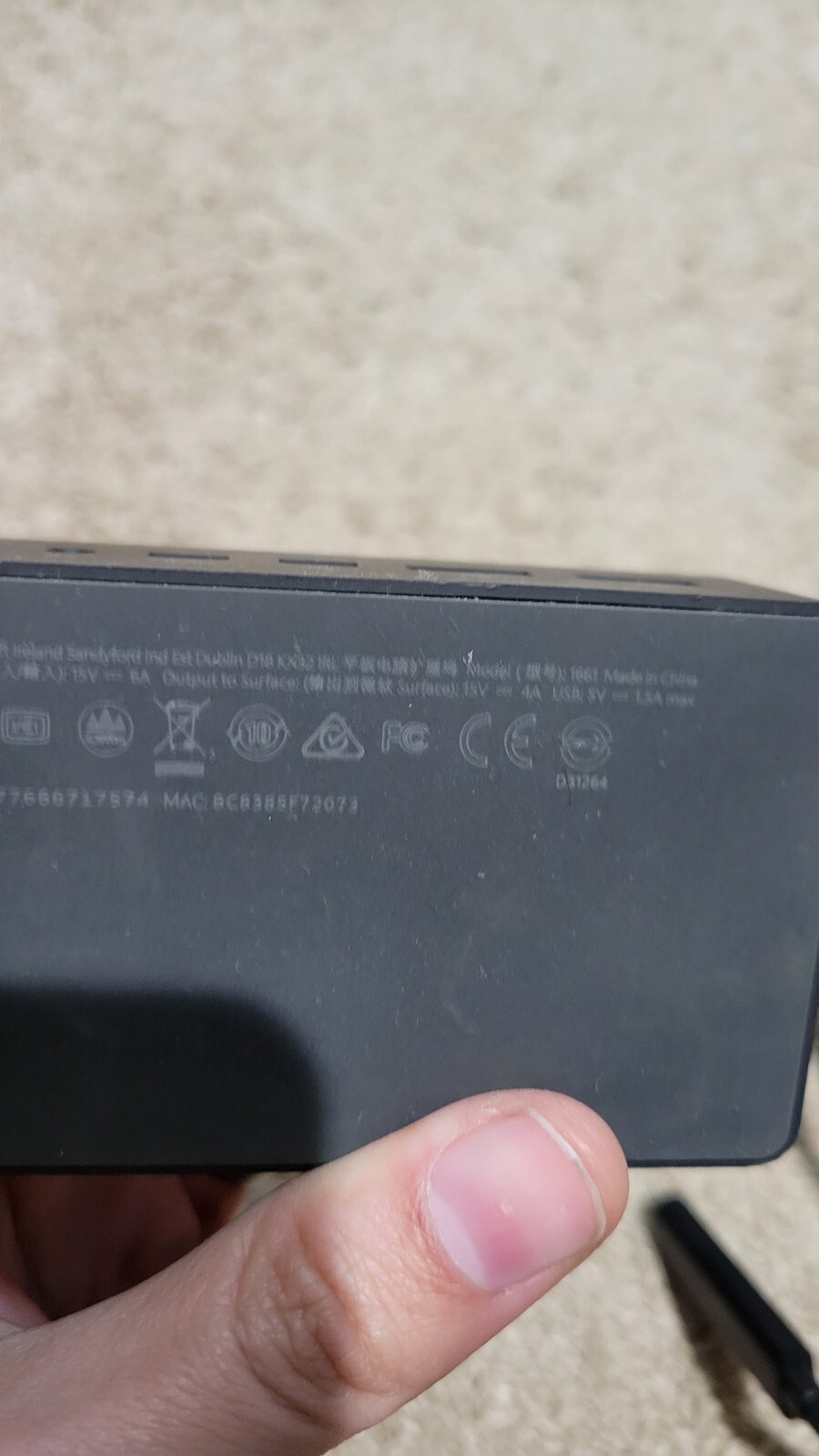 Microsoft 1661 Surface Dock
