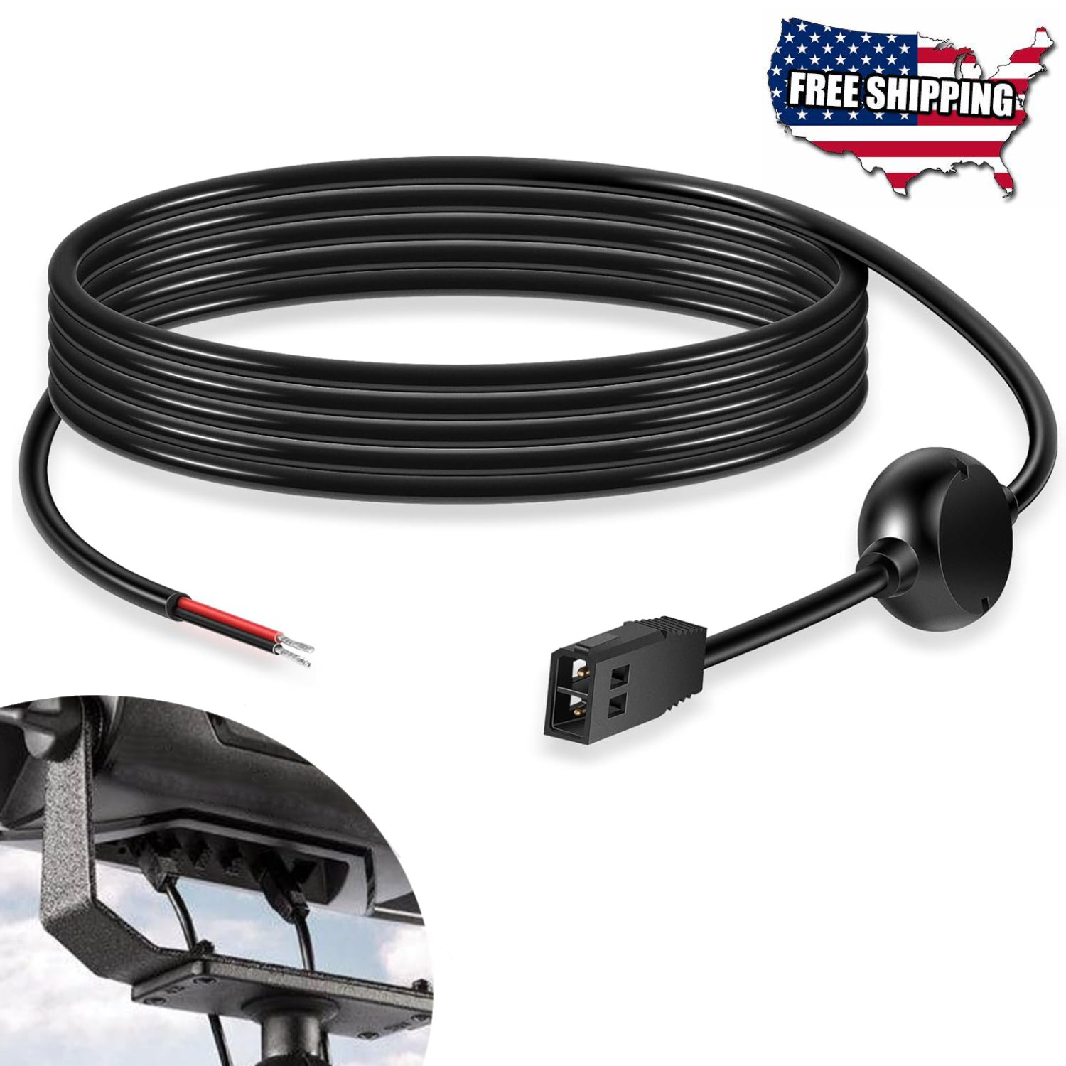 720057-1 PC 11 Filtered Power Cord For Humminbird Helix, 800/900/1100, 797/798