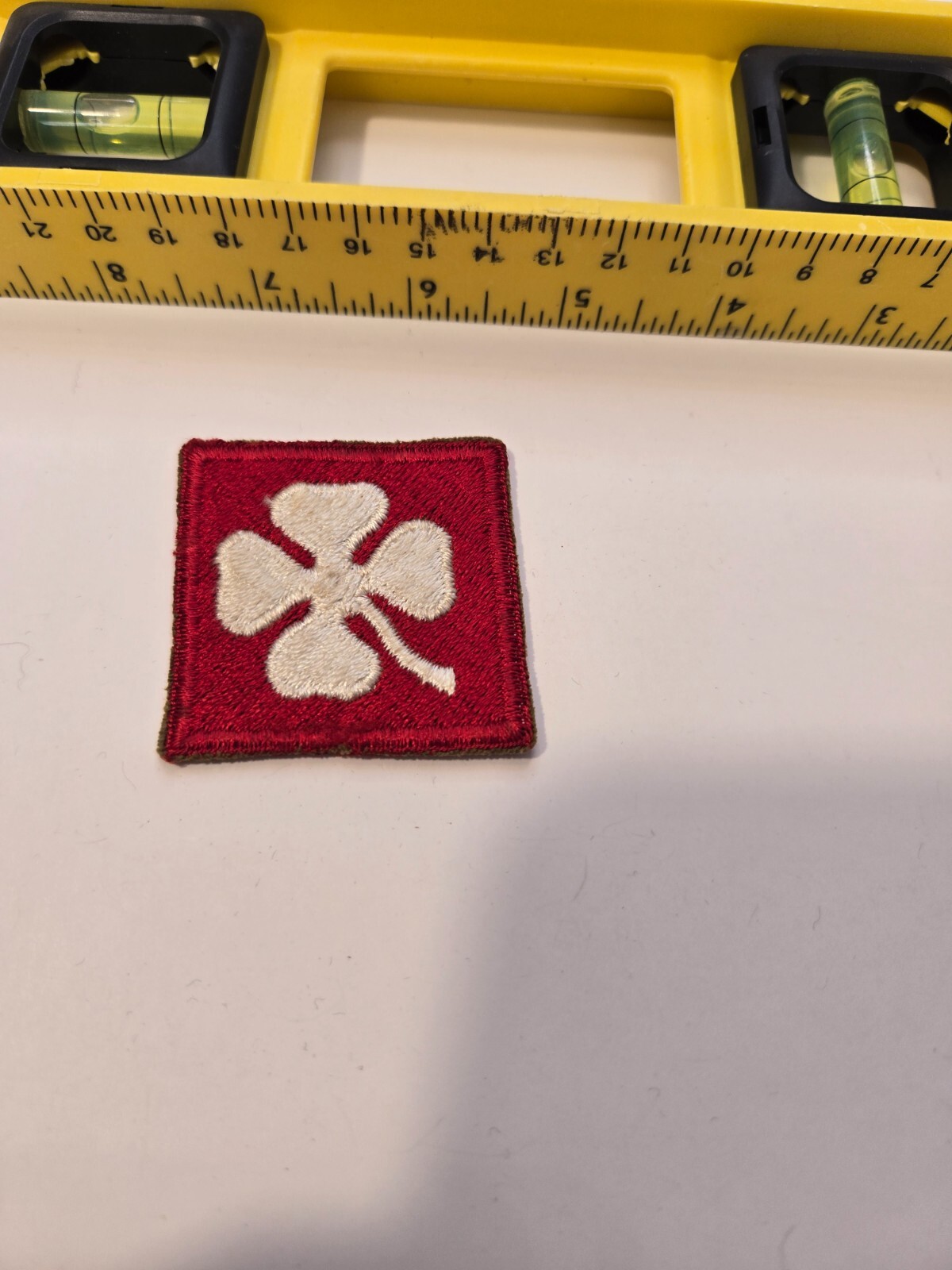 WWII ERA US 4TH ARMY PATCH