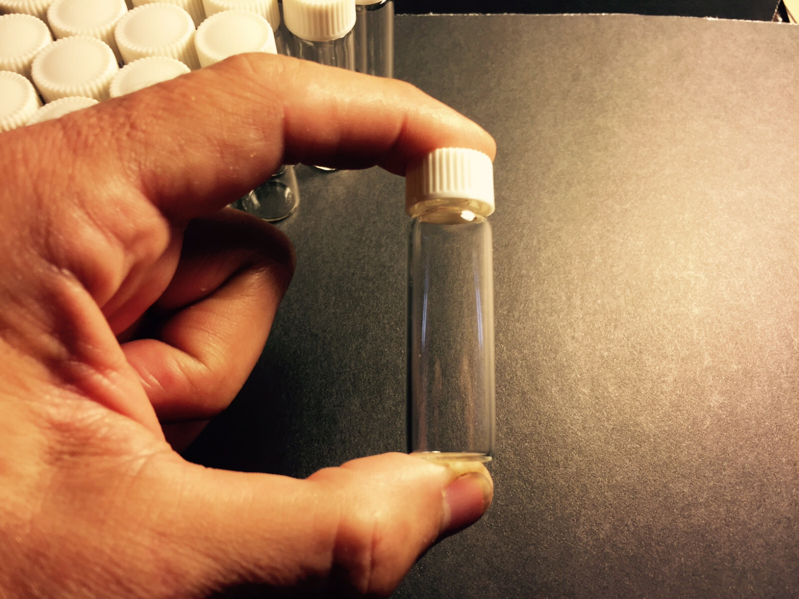 10Pcs 7mL Small Glass Vials Bottles Clear Containers With Screw Cap