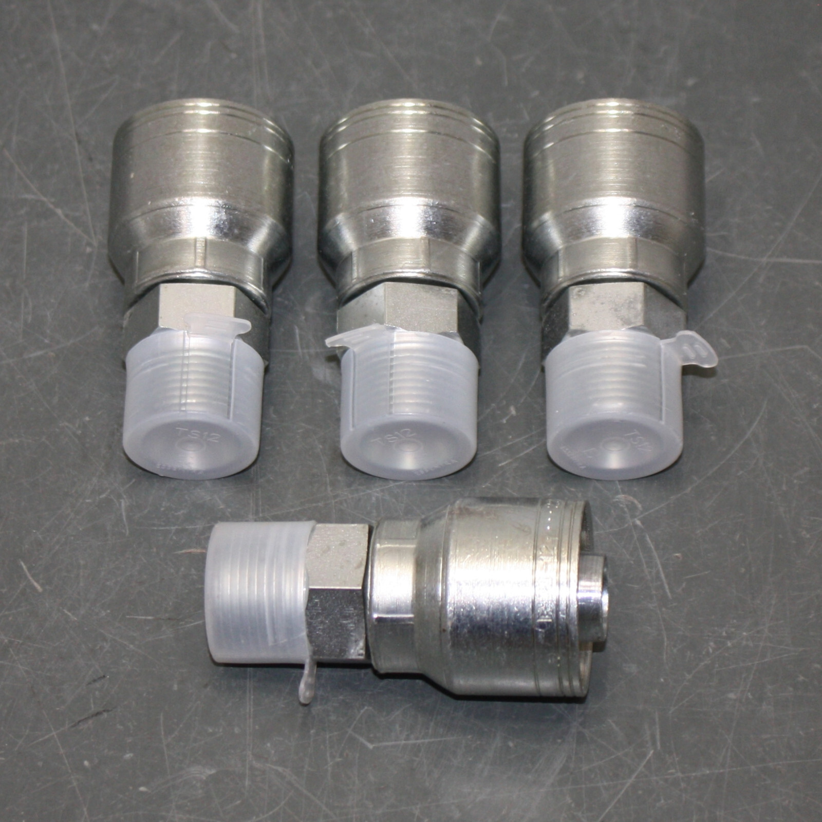 (4) Aeroquip Hydraulic Hose Fitting 4412-12-12S, 3/4" Pipe x 3/4" Hose, Straight