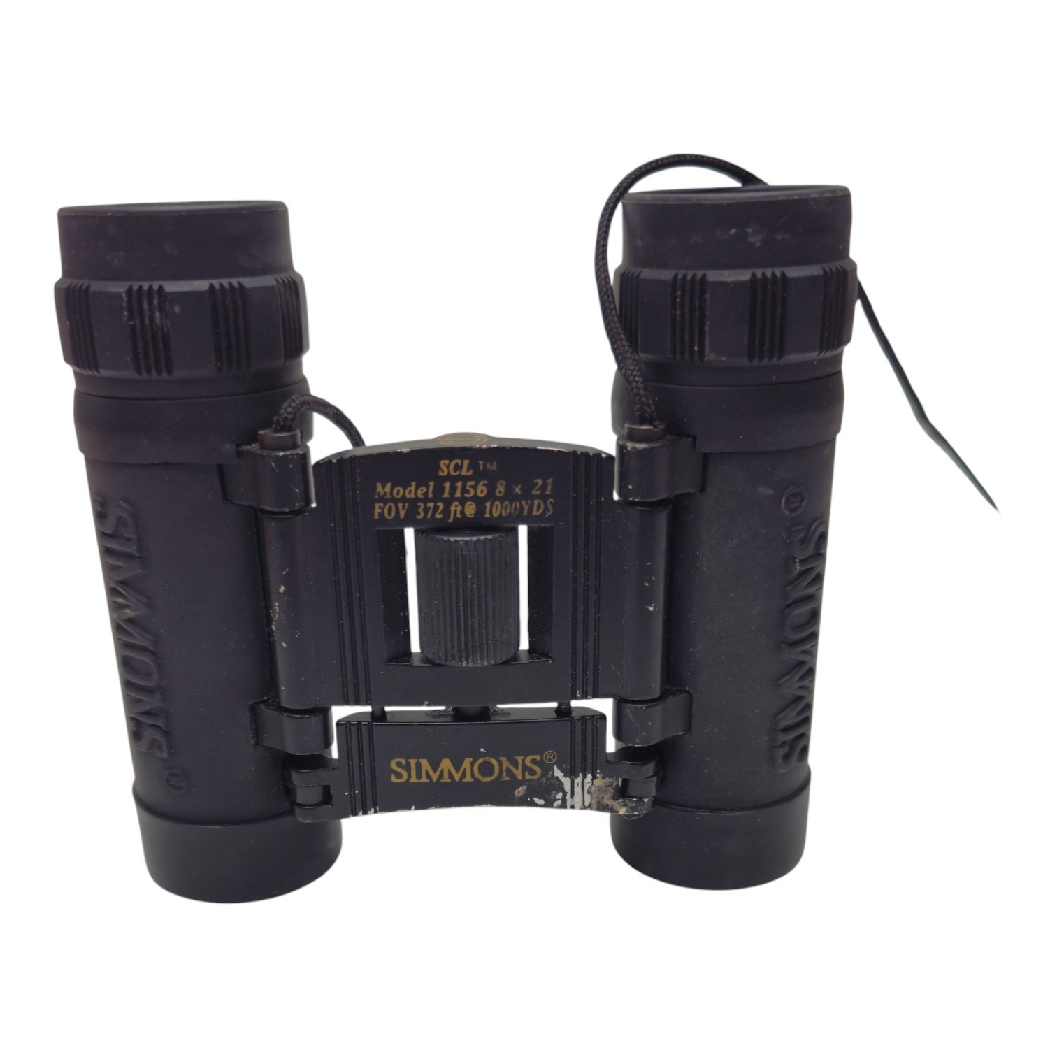 Simmons SCL Model 1156 8x21 Compact Folding Binoculars 372Ft FOV Black Strap