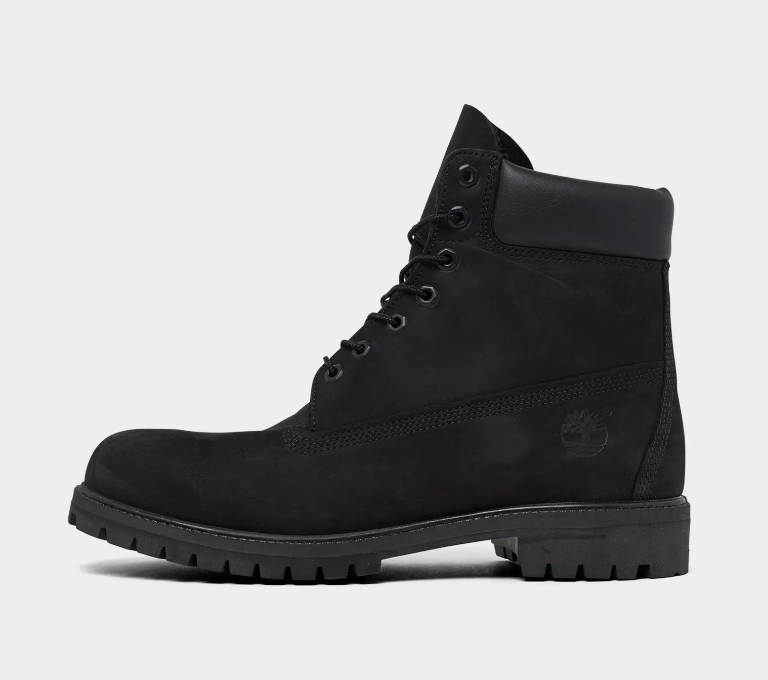Timberland 6" Boot Black Nubuck Premium- Size 7