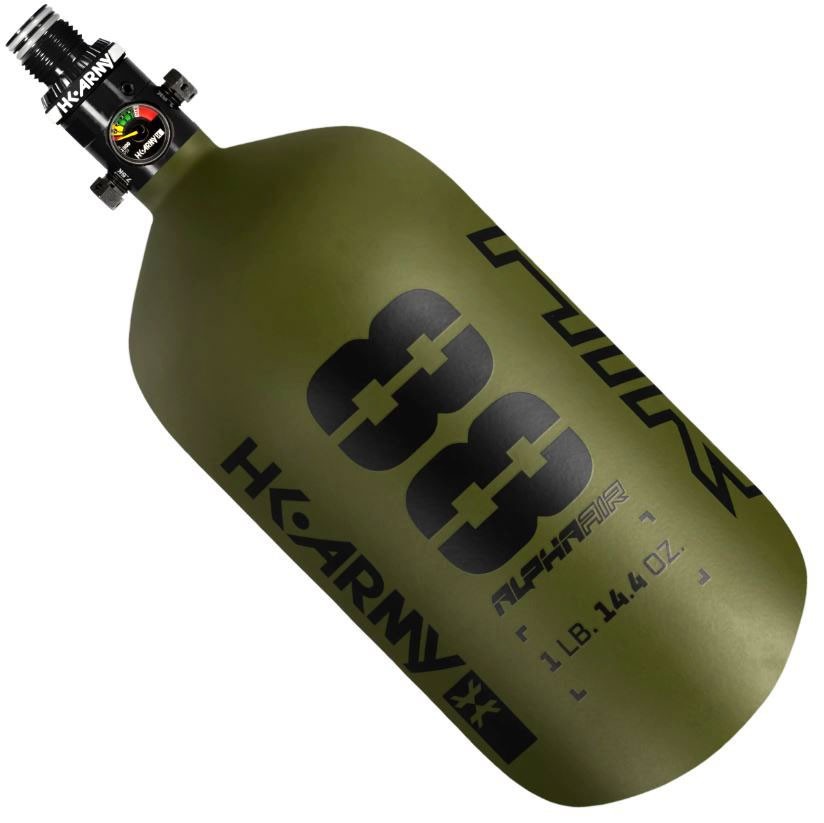 HK Army Paintball 88ci/4500psi Alpha Air HPA Tank w/ Mid Pressure Reg Striker