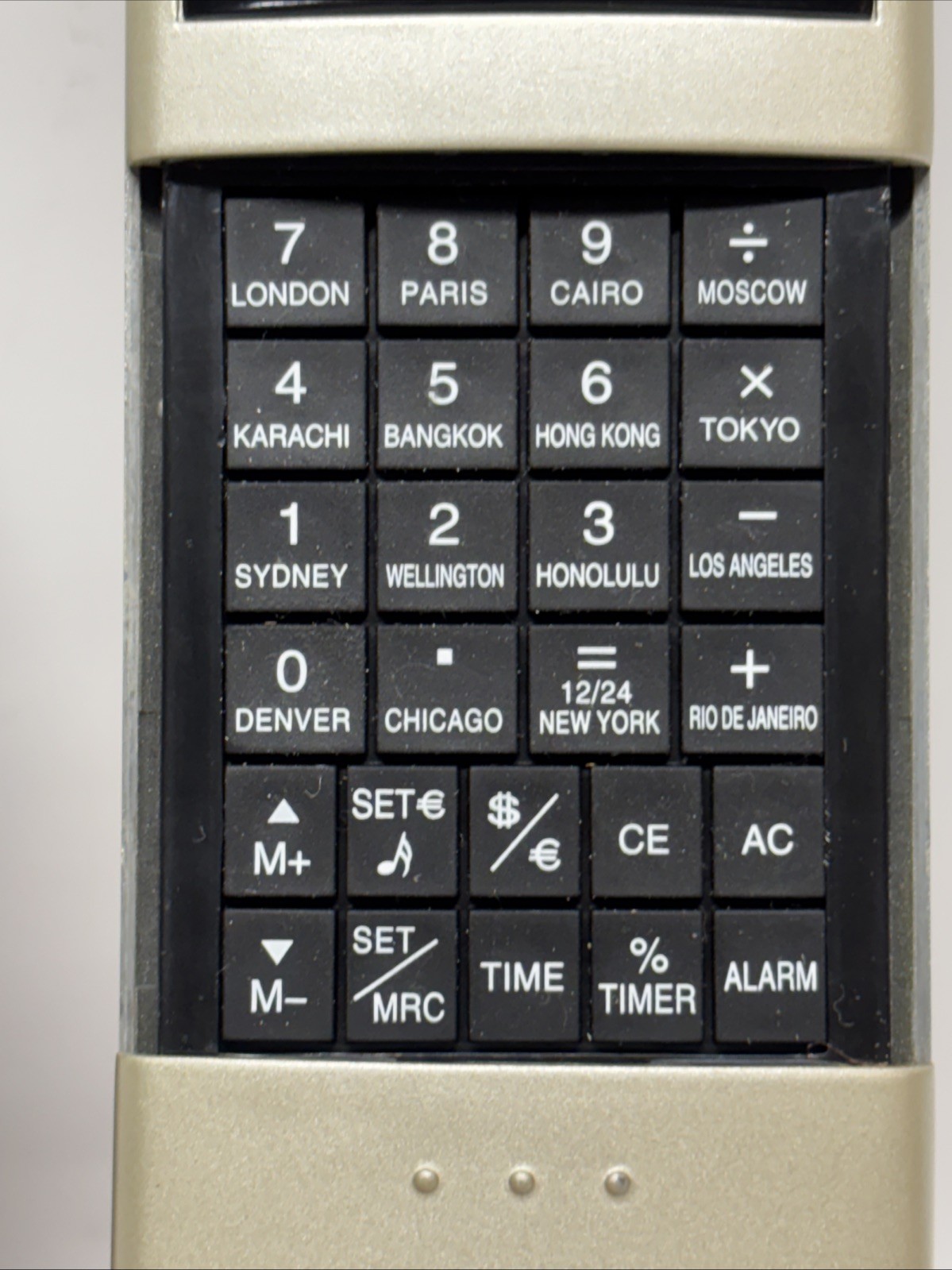 Renishaw Calculator / World Clock Keypad With Case