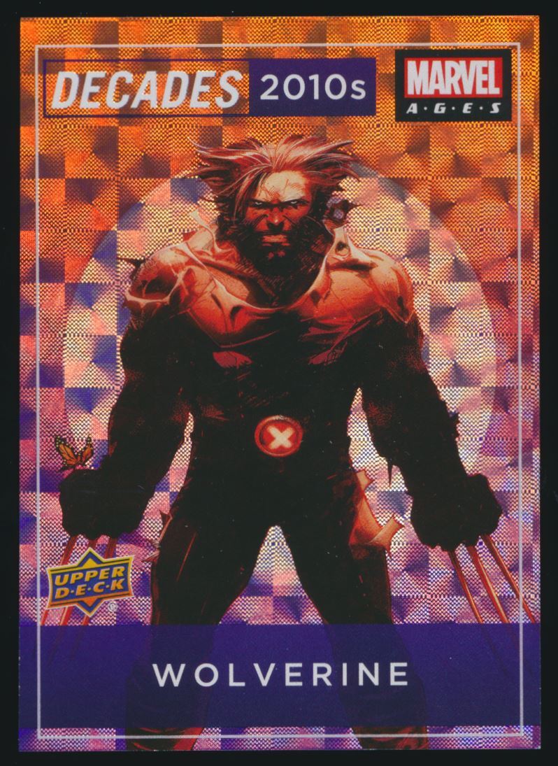 2020 Marvel Ages Decades 2010s #D11-5 Wolverine Upper Deck Marvel Ages