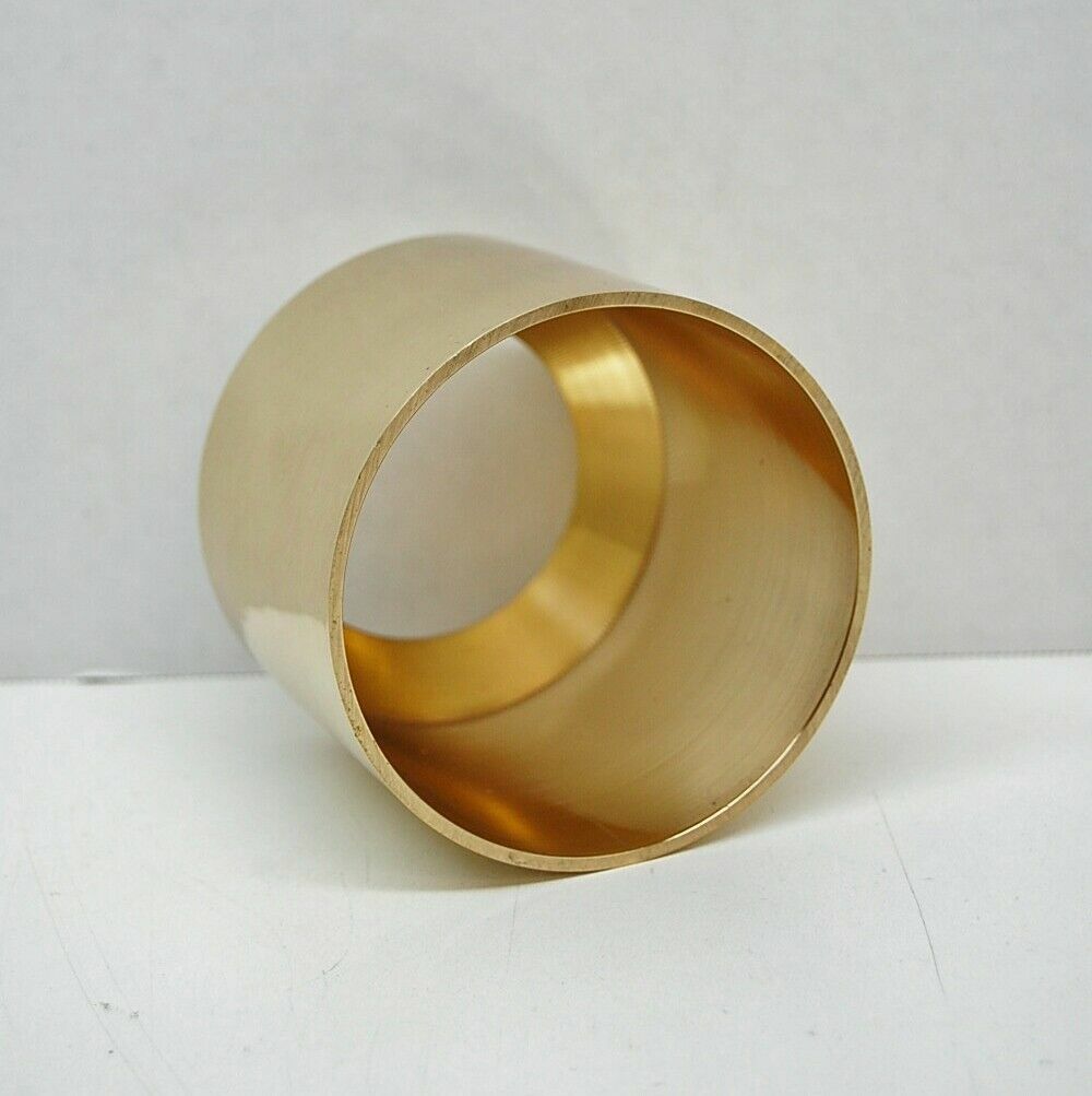 3" Candle Follower Solid Brass Smooth Church Paschal Size (Burner Topper Chaser)