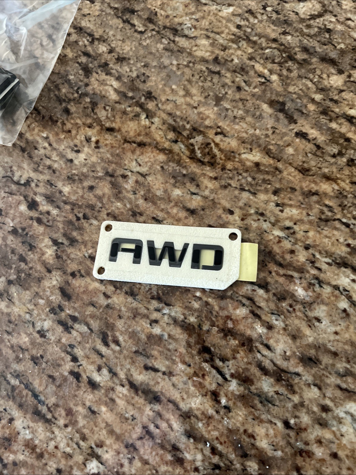Gm Factory Awd Lettering For Rear Of Any Gm Vehicle