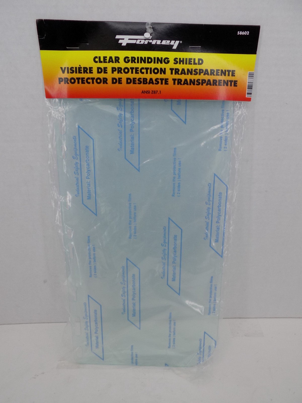 Forney Polycarbonate Replacement Face Shield 58602 Forney 58602 032277586024