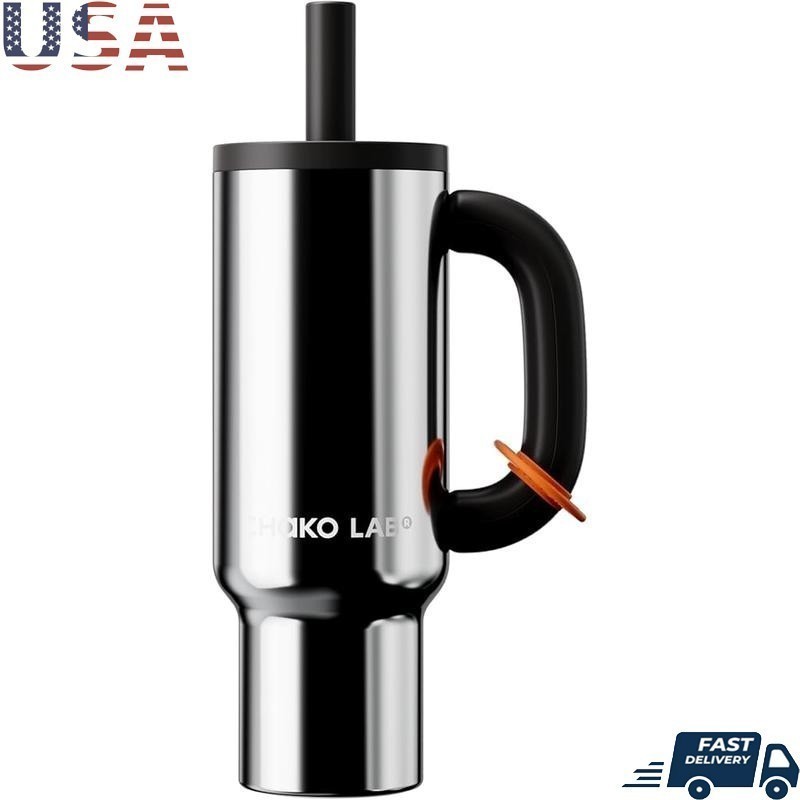 Insulated Stainless Steel Water Bottle Portable Leakproof Thermos Coffee Travel