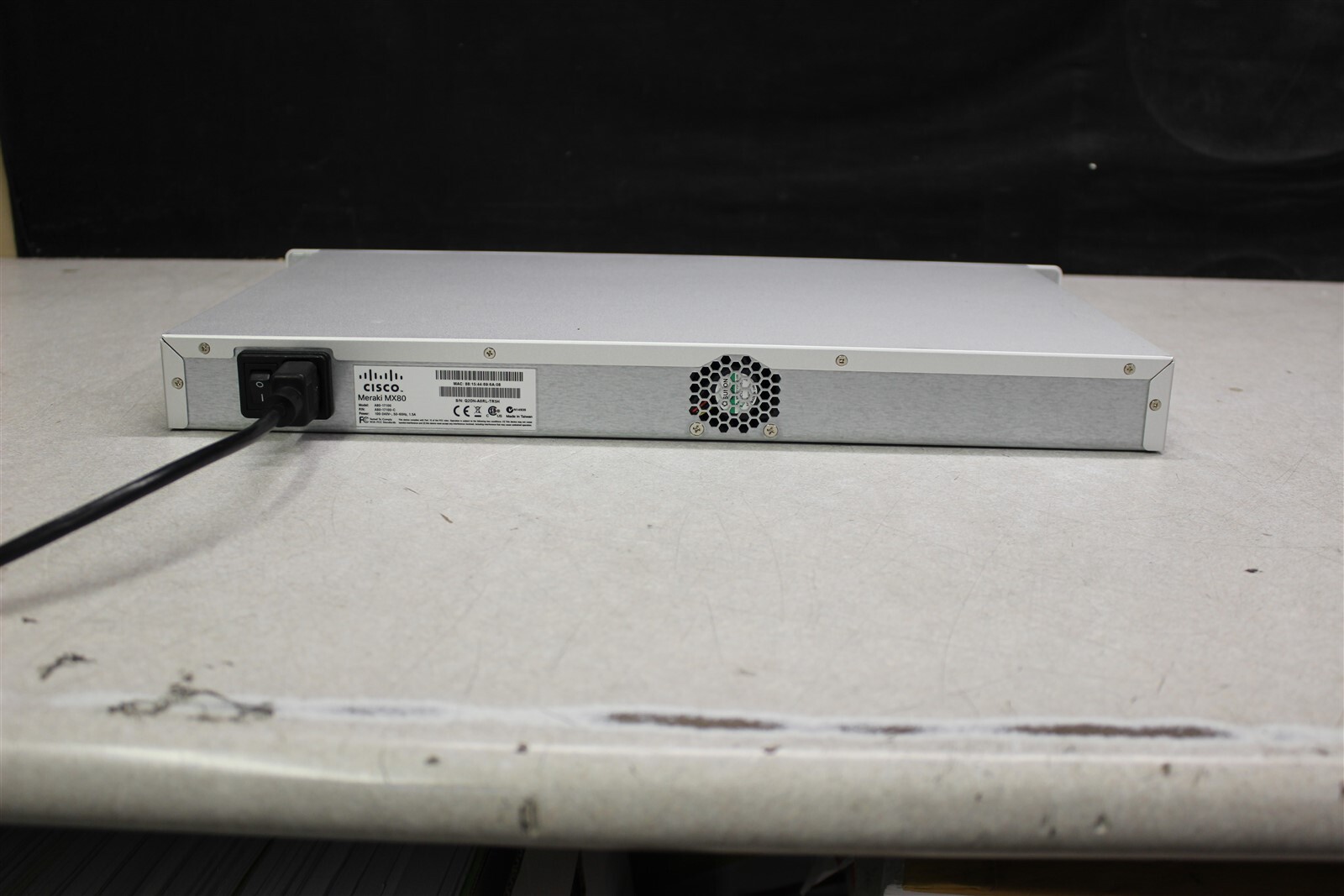 Cisco Meraki MX80 A80-17100C Cloud Managed Security Appliance