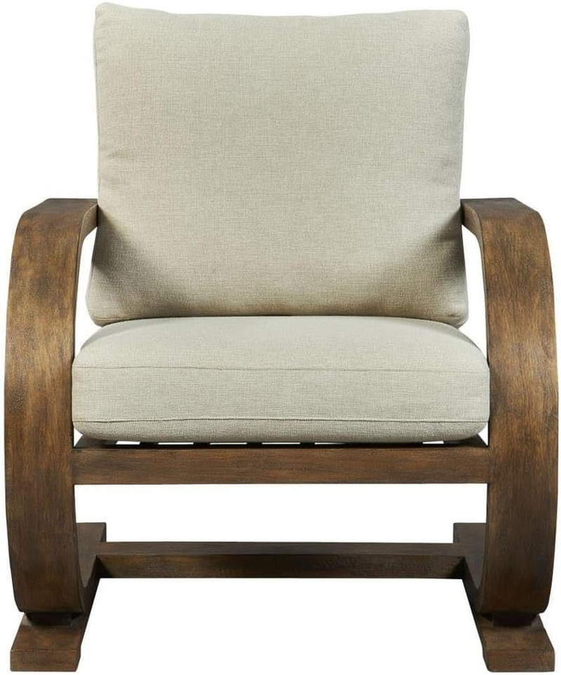 Stylish Bedrich Accent Chair - 34" Tall, 30" Wide for Any Room