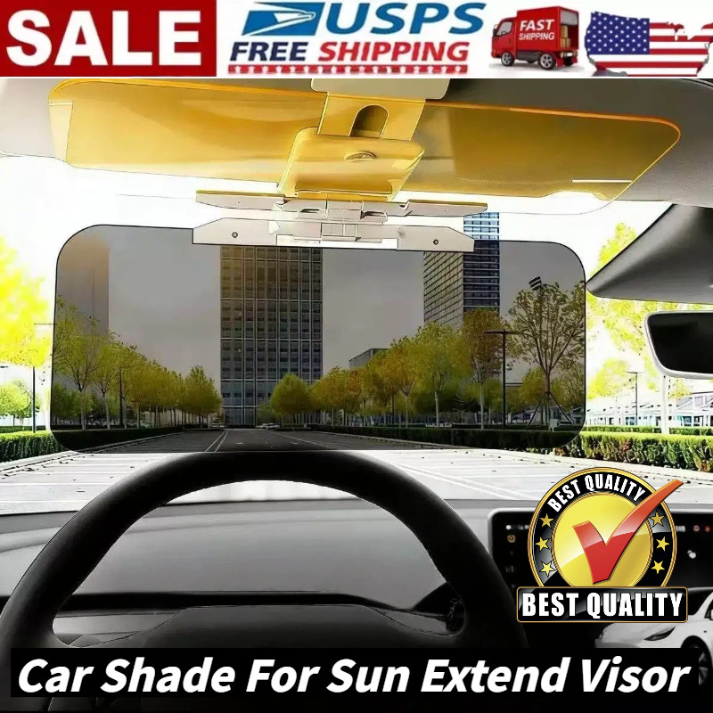 Car Shade For Sun Extend Visor Shield Anti Glare Extension Driving Universal
