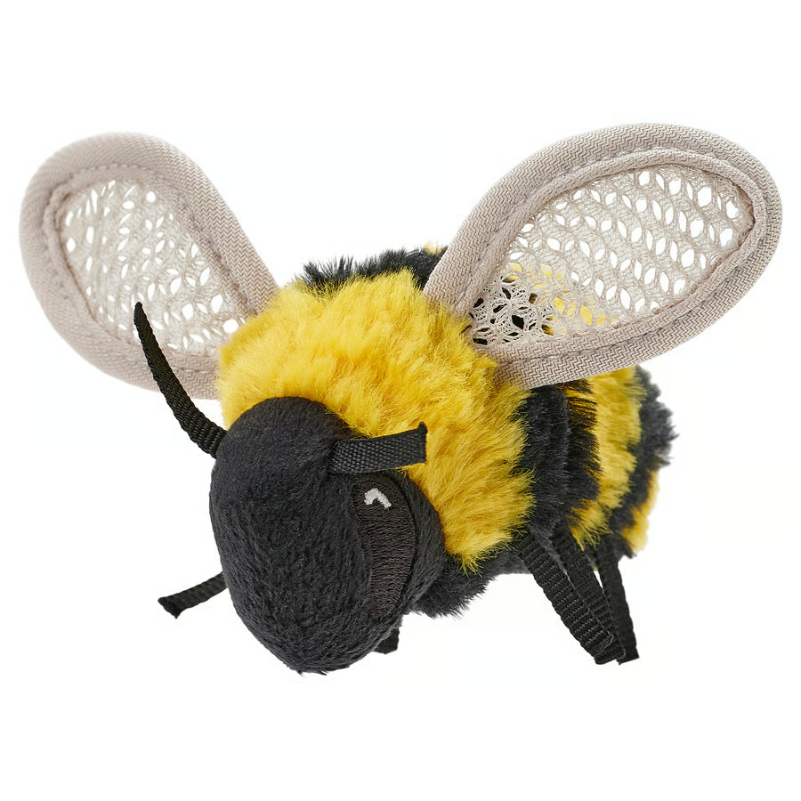 IKEA SKOGSDUVA Soft Toy, Mini-Bumblebee/Black Yellow, 3 ¼ "