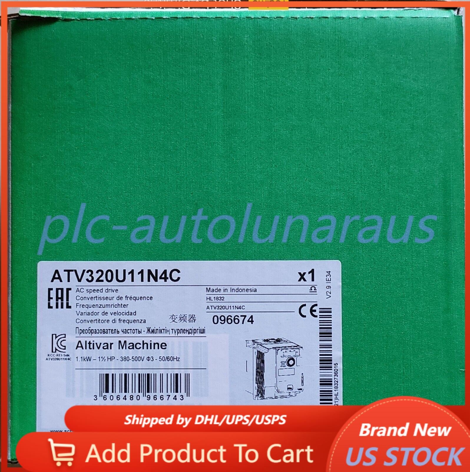 Schneider ATV320U11N4C AC Speed Drive ** NEW In Box **