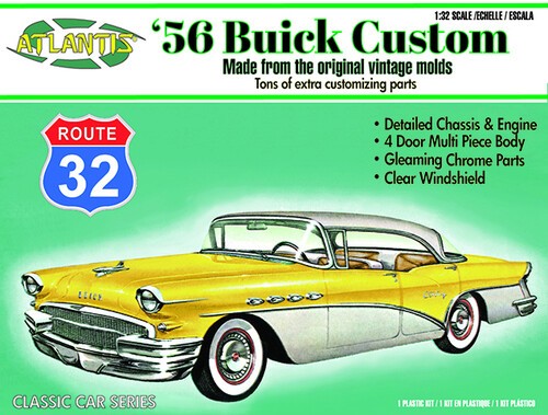Route 32 Classic Car Series - 1956 Buick Century Custom 1/32 Scale Model Kit [Ne