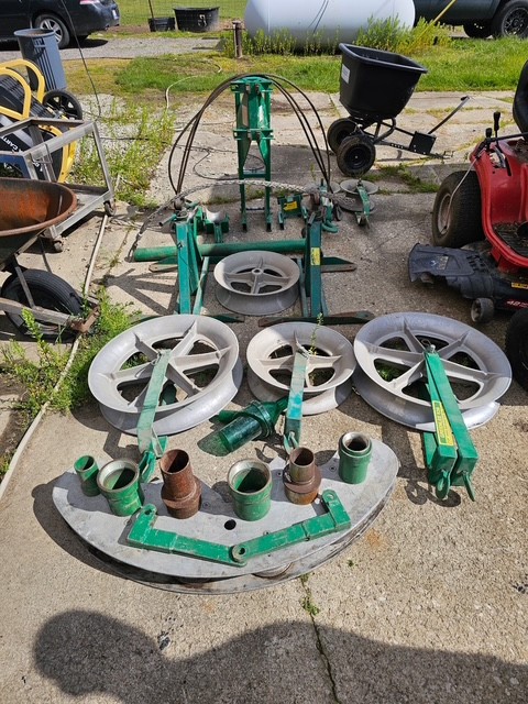 Greenlee 6001 6500lb Puller NICE FULL KIT WITH EXTRAS