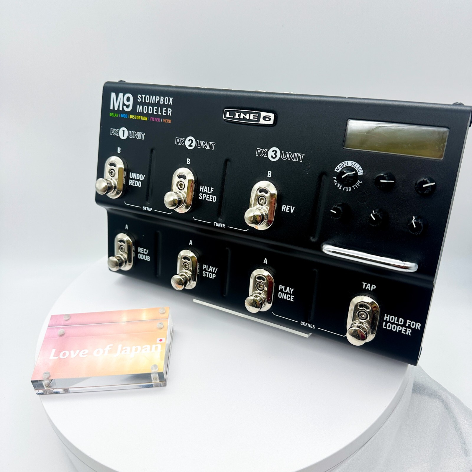 Line6 M9 Stomp box Modeler multi effects Complete Accessories Good Condition