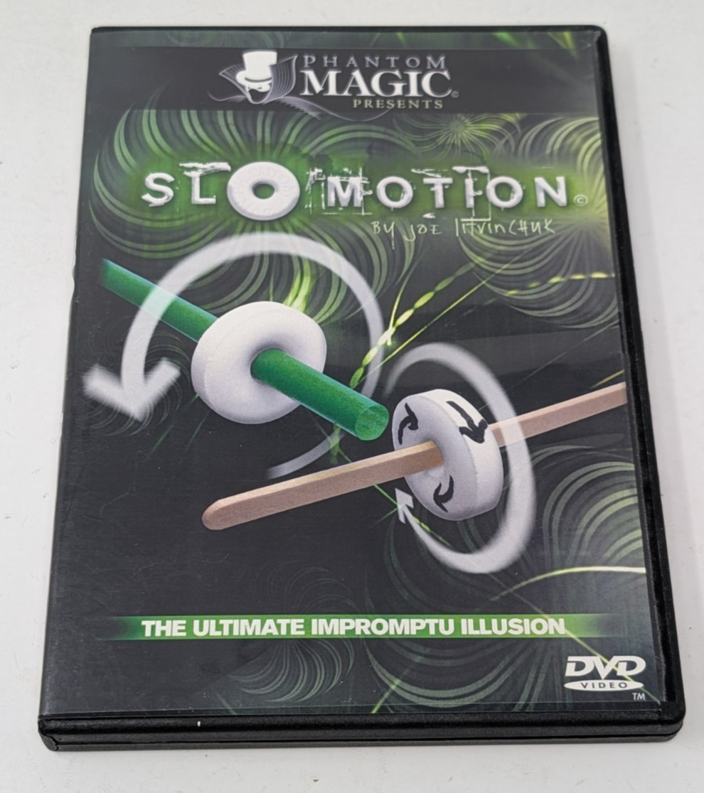 Slomotion by Joe Litvinchuk DVD SLO Motion Magic Trick Illusion Mentalist VTG