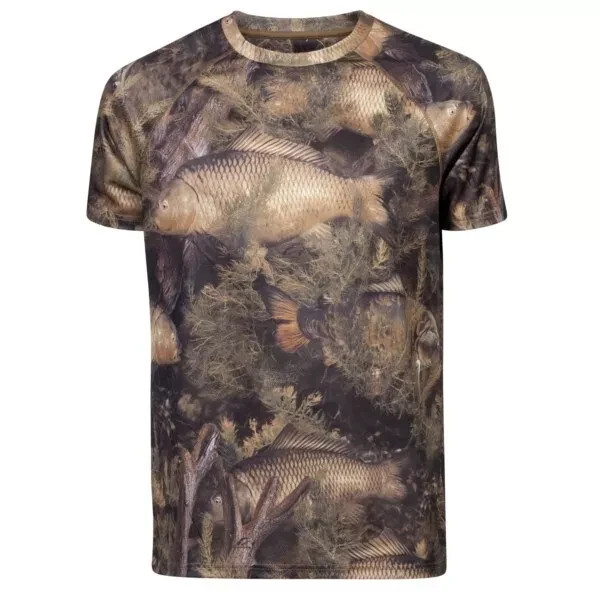 Fishouflage T-Shirt   T-Shirt Camo Carp Fishing Camo T-Shirt *L, XL, XXL, XXXL