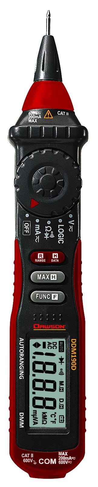 Dawson DDM190 Pen-type Digital Multimeter with NCV Detector