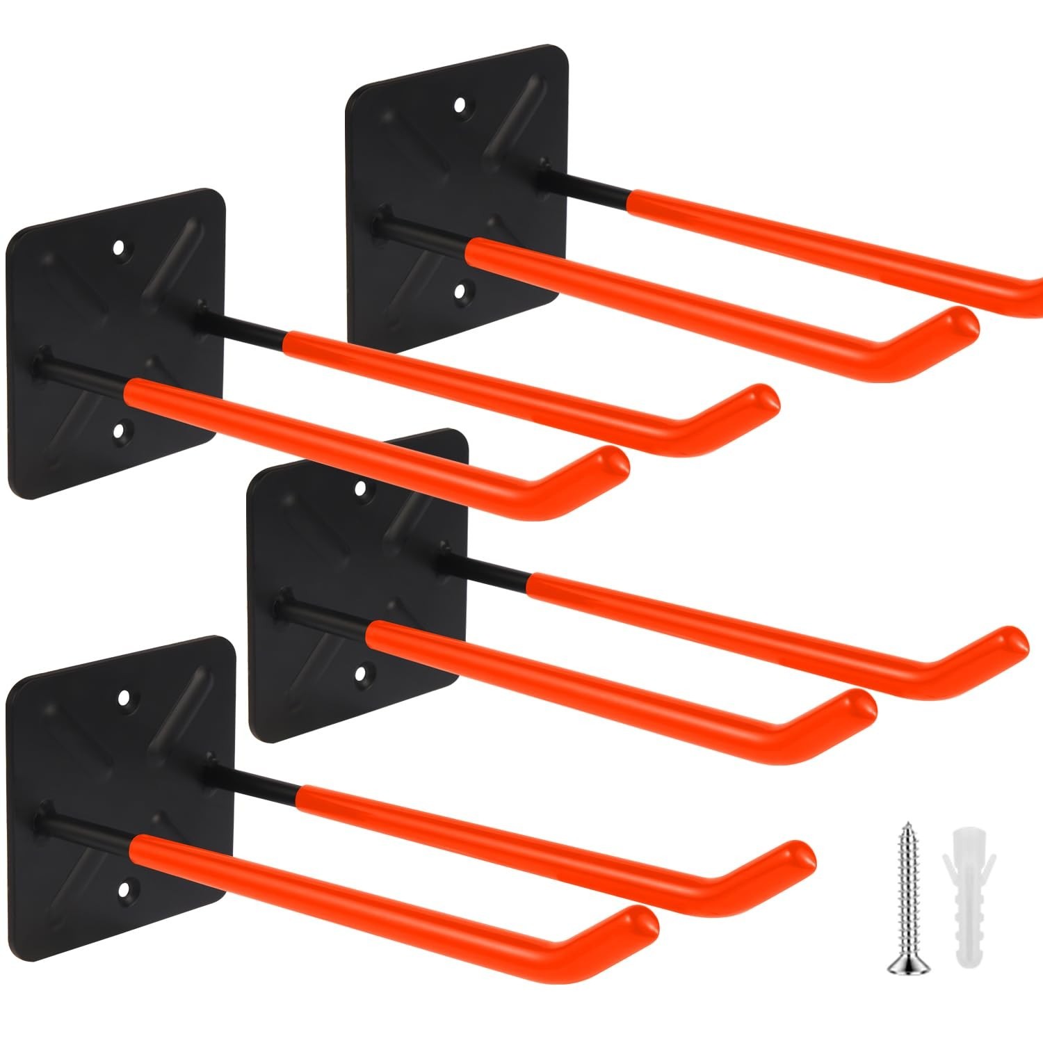 Steel Garage Storage Hooks Wall Tool Organizer, 14 Inch Garage Hook Heavy Dut...