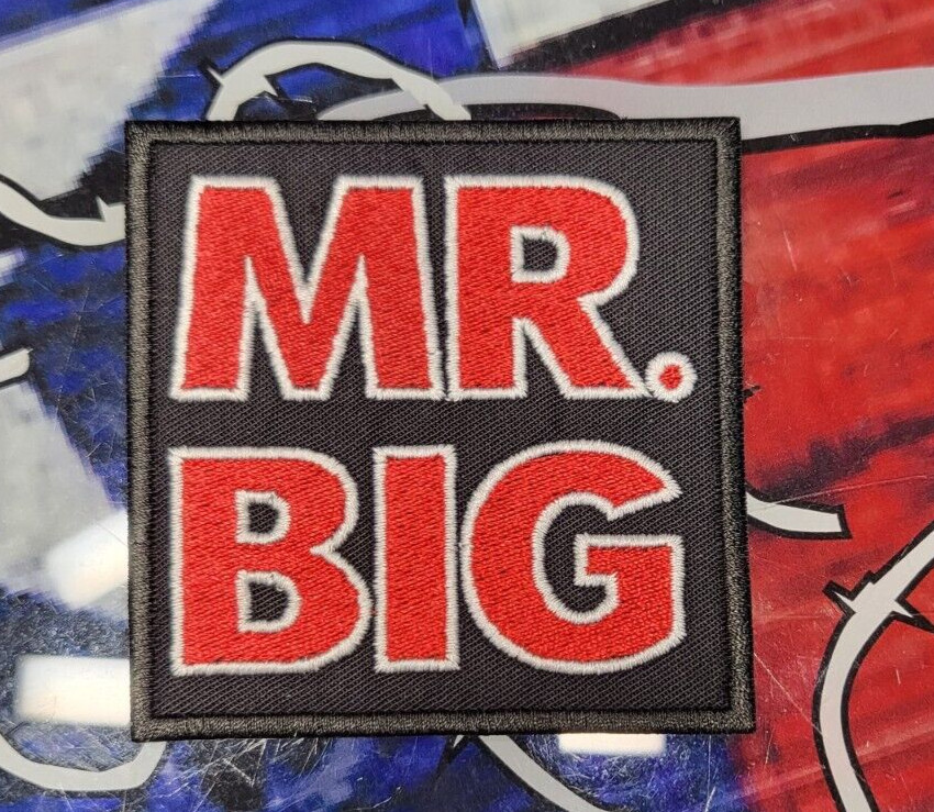 EMBROIDERED MR. BIG ROCK BAND PATCH (Please Read Ad))