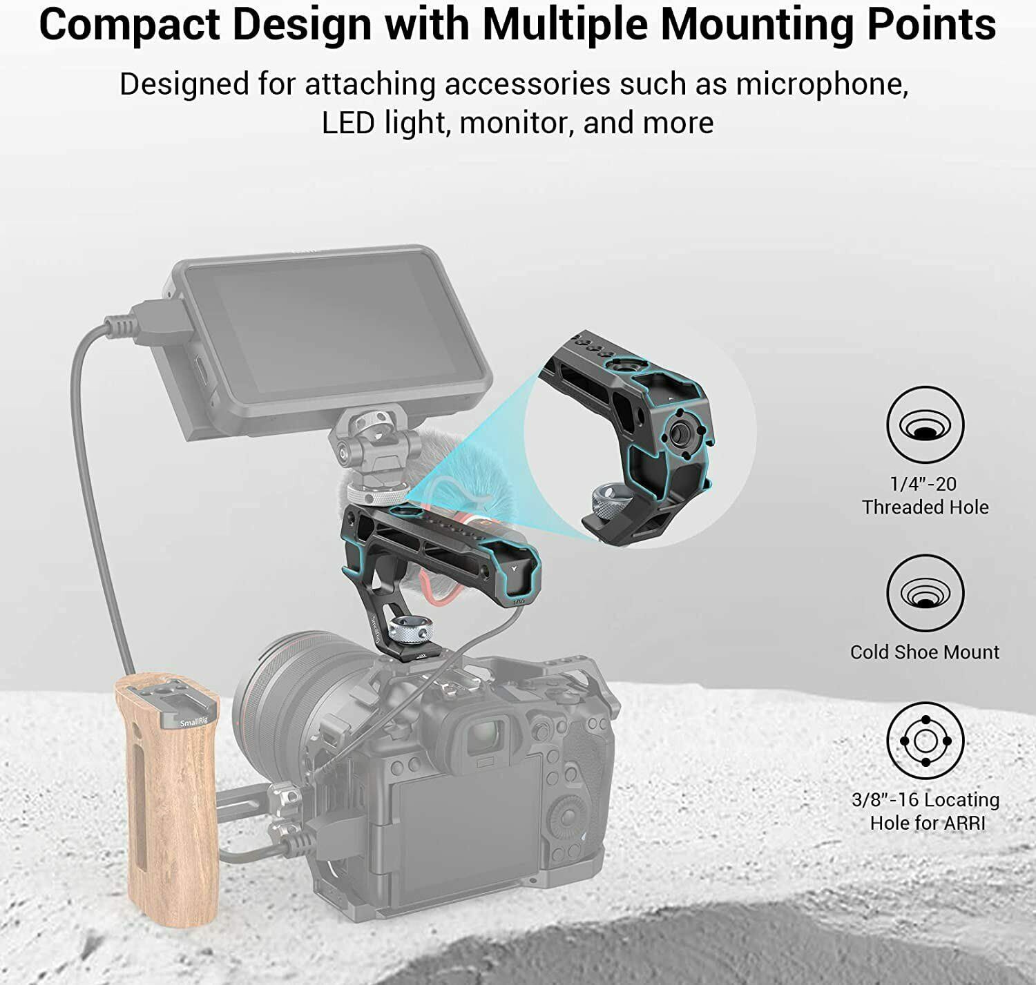 SmallRig A6700 Camera Cage + Top Handle Kit for Sony Alpha 6700 Camera
