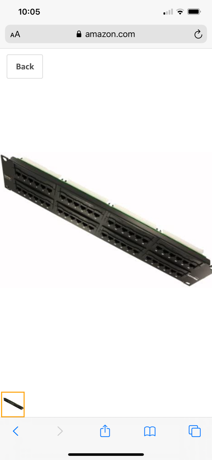 Leviton Universal Cat 5E Patch Panel CAT 5G596-U48
