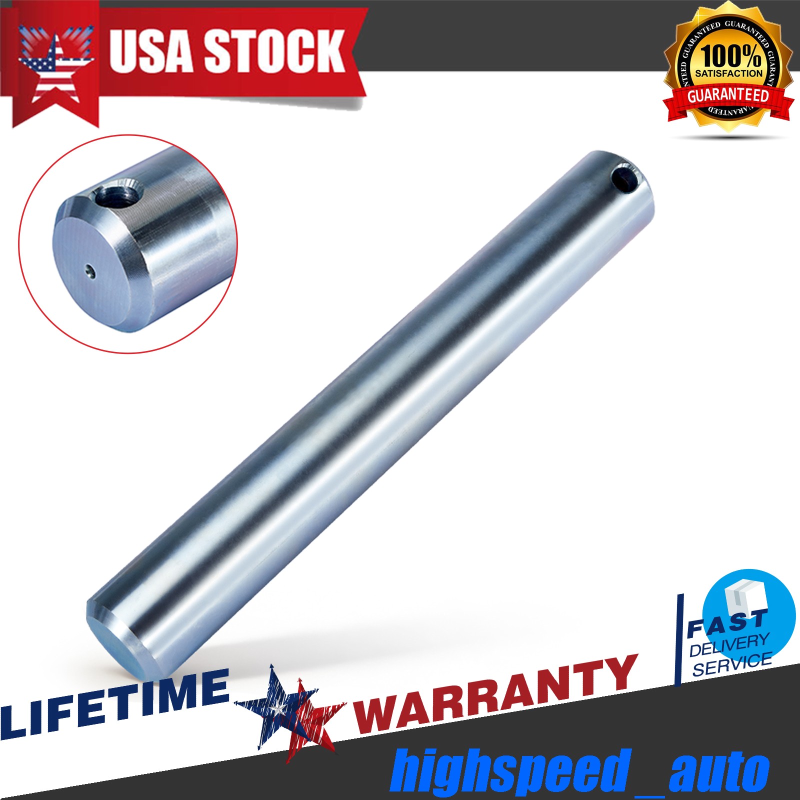 45mm x 330mm Excavator Bucket Pin 13" Universal For CAT Deere Komatsu US Stock