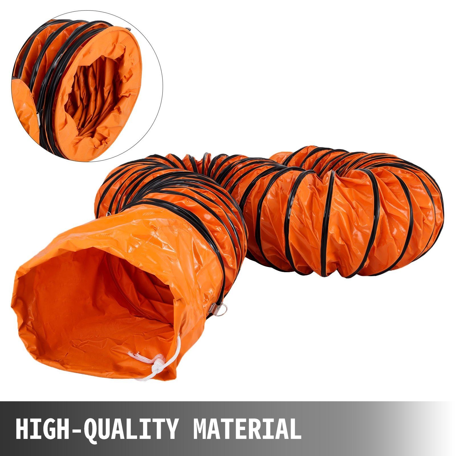 25FT PVC Flexible Duct Hosing for 12" Blower