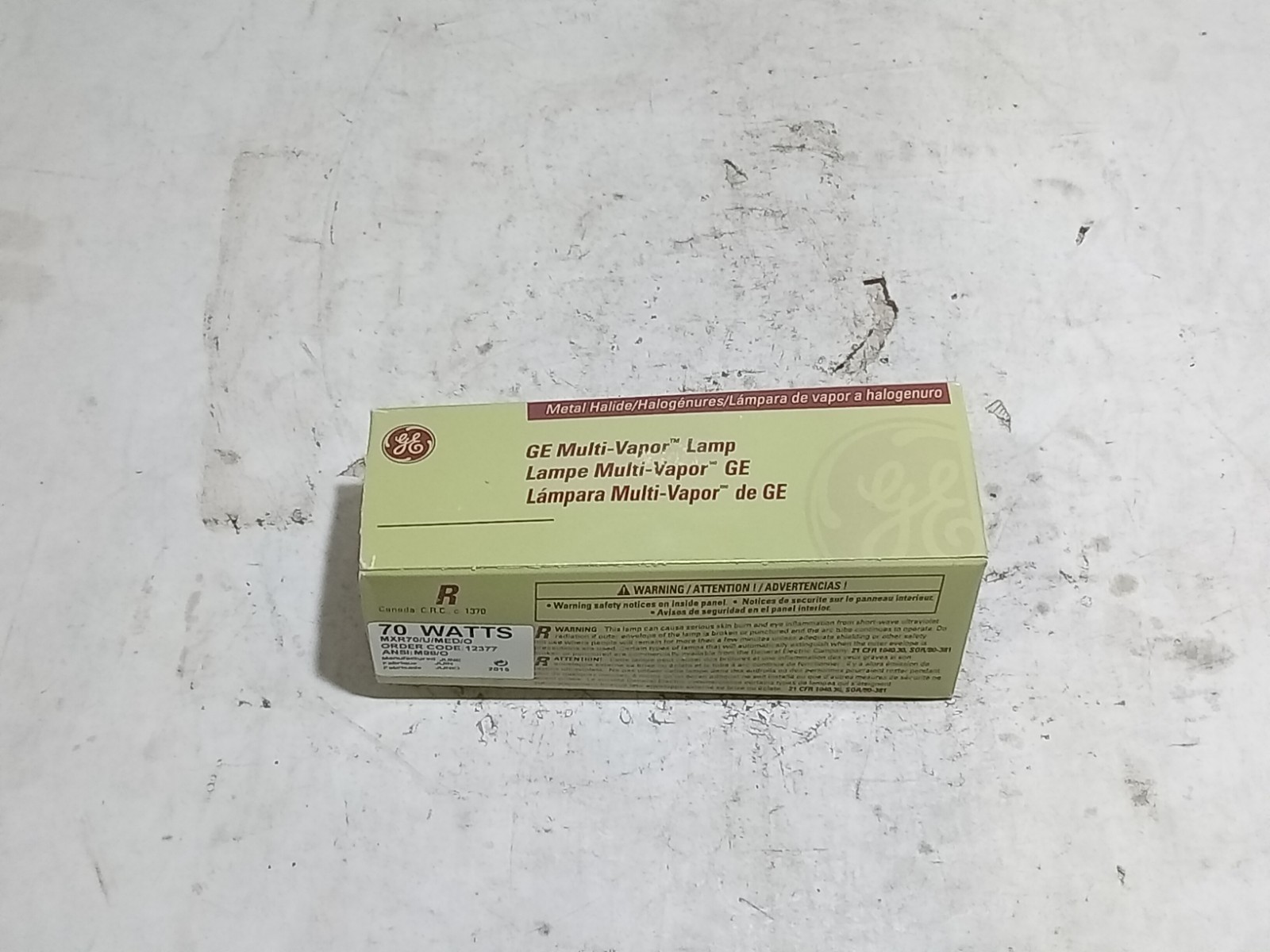 GENERAL ELECTRIC MXR70/U/MED/O BULB (K6B)