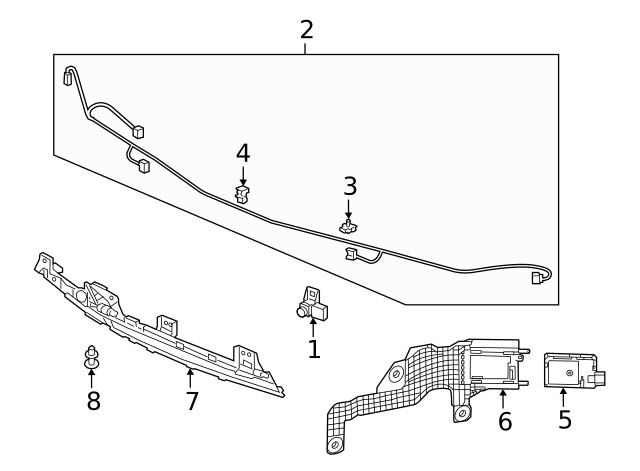 Genuine Acura Bracket Assembly L 8S464-TJB-A01