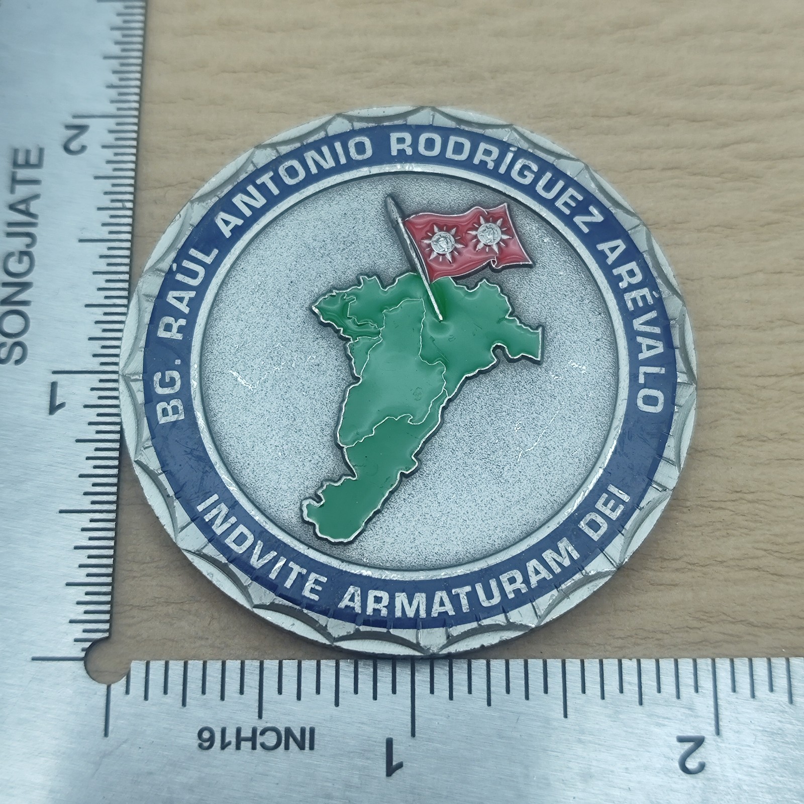 La Quinta División del Ejército Nacional Challenge Coin