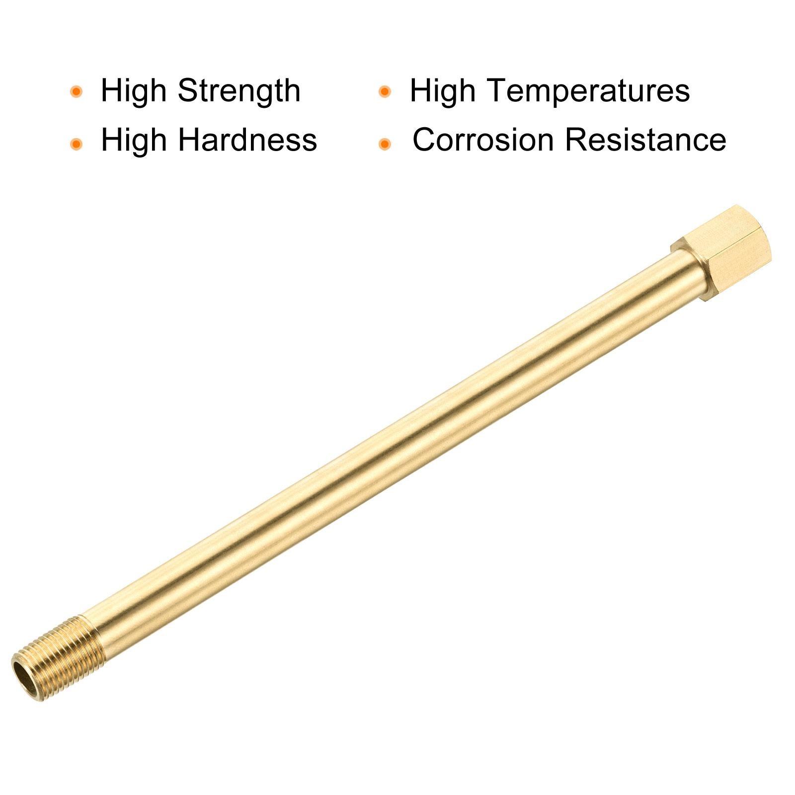 Brass Pipe Fitting G1/4 Adapter 200mm Extension Connector Hex Coupling