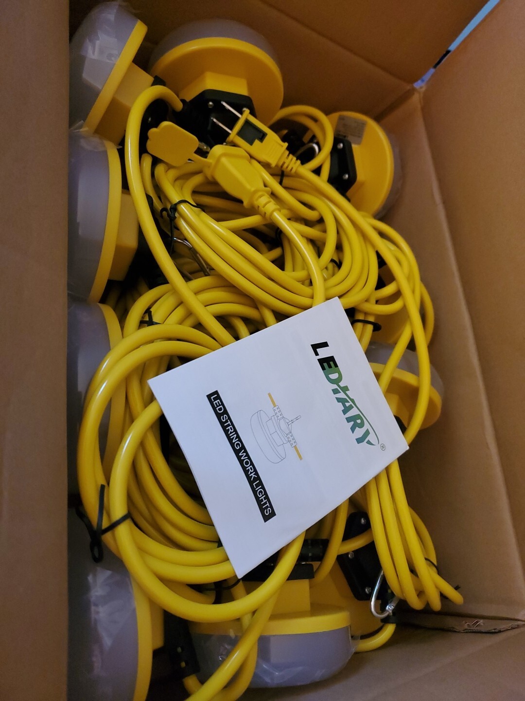 LEDIARY LED STRING WORK LIGHTS 100 FT