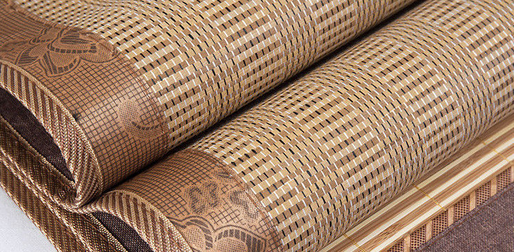Bamboo sleeping Mat plus 2 Pillow Case both size sheet rug floor cool双面折叠竹凉席加两枕套