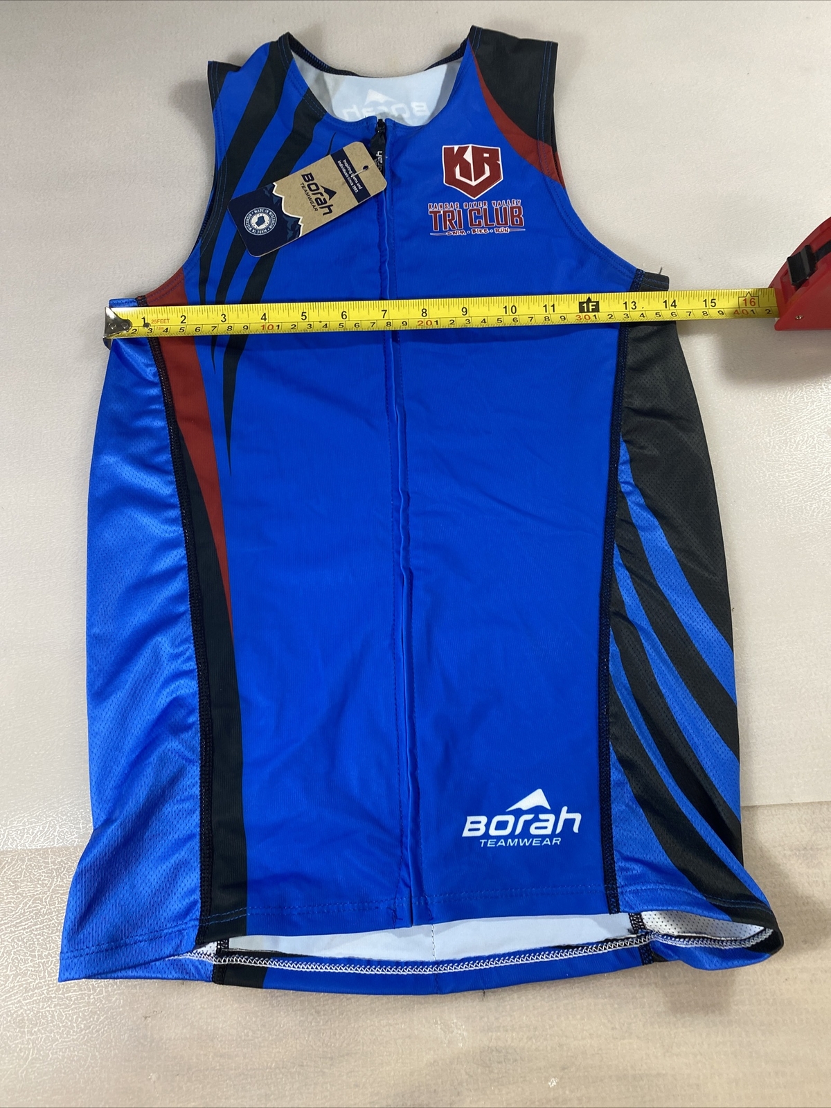 Borah teamwear tri triathlon top Medium M (7754-42)