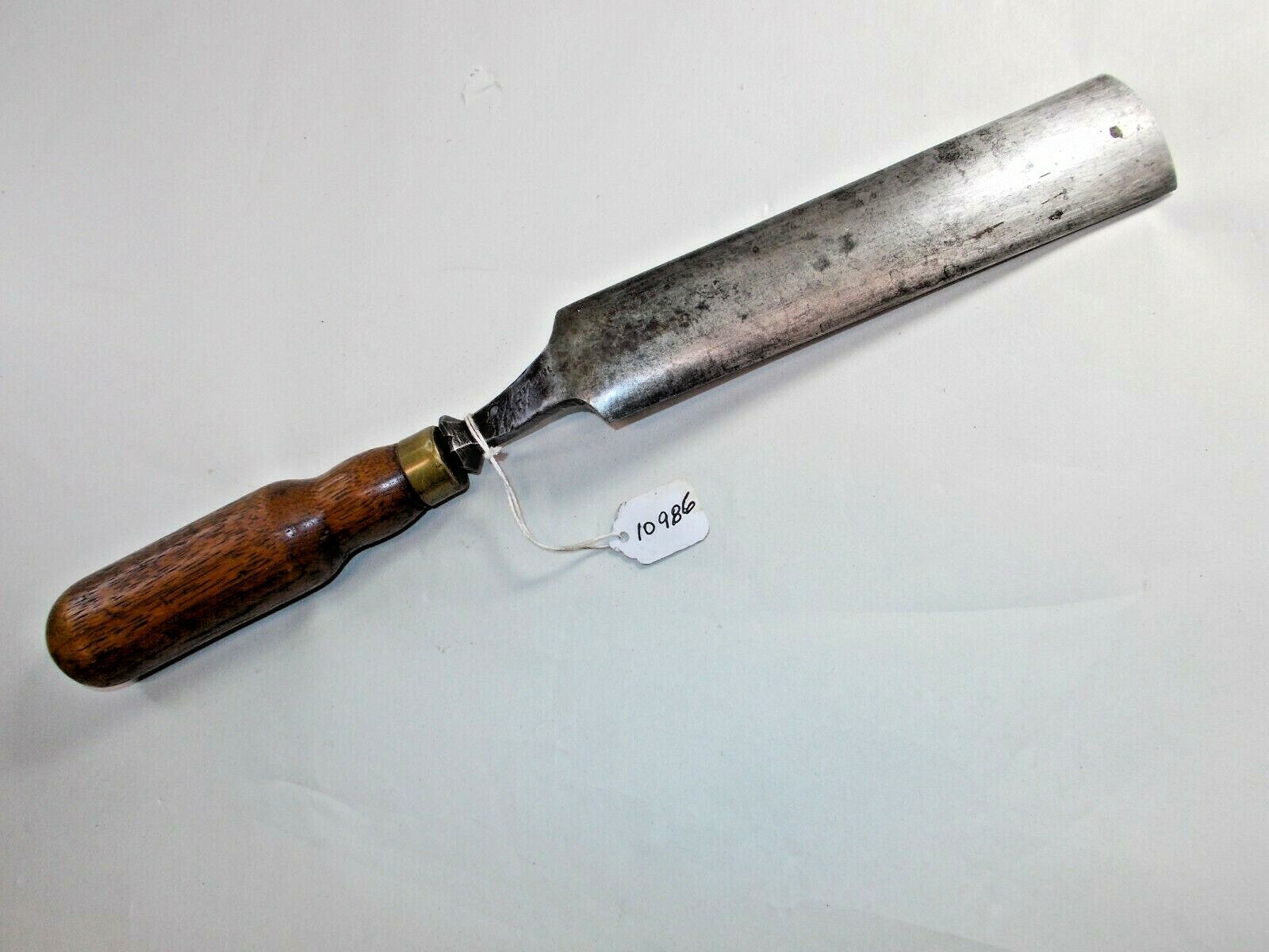 I & H SORBY Vintage 1-9/16" Wide Cut Crank Neck Woodworker's Gouge, Sheffield