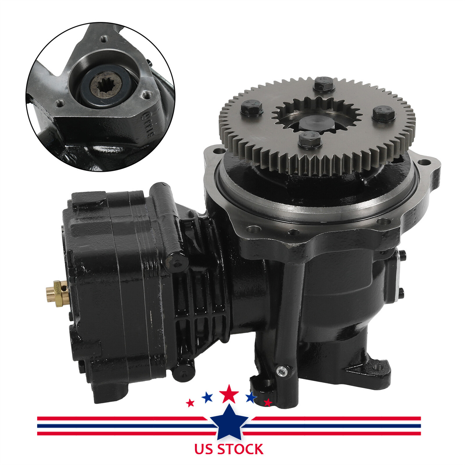 Air Compressor For Detroit Series 60 14L R23535534,DDE R23535534,DDE E23535534
