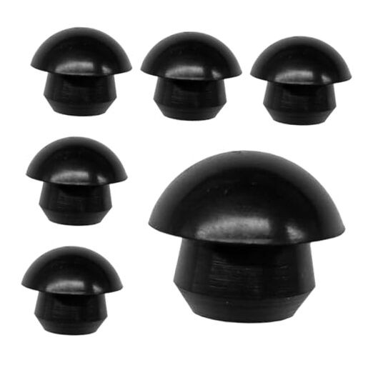 Bottle Jack Floor Jack Oil Filler Plug, 8mm Rubber Hydraulic Oil Filler 6PCS