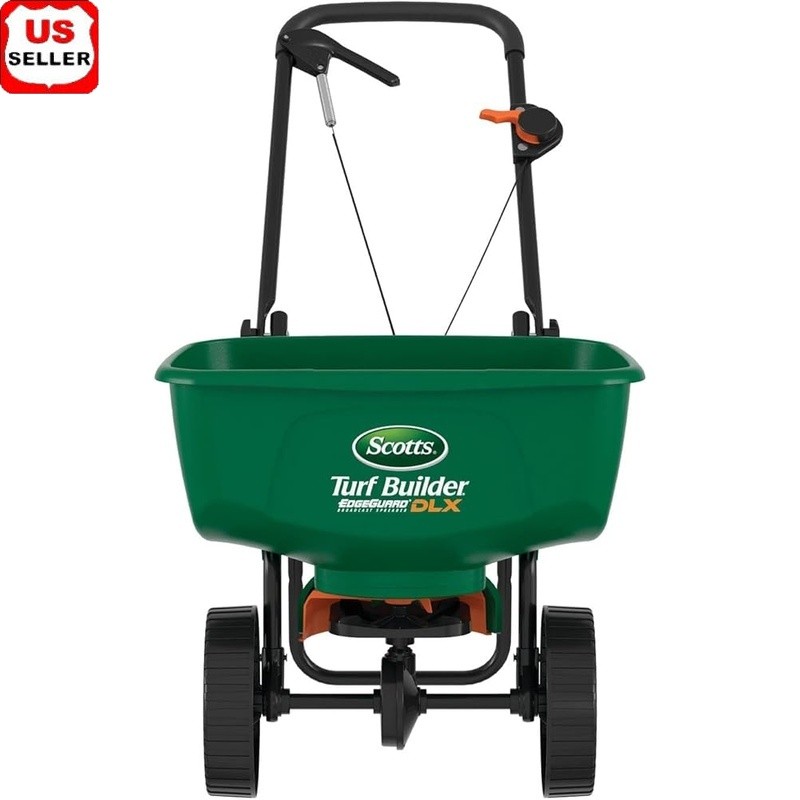 Turf Builder EdgeGuard Spreader Lawn Care Fertilizer Grass Seed 15000 sq ft New