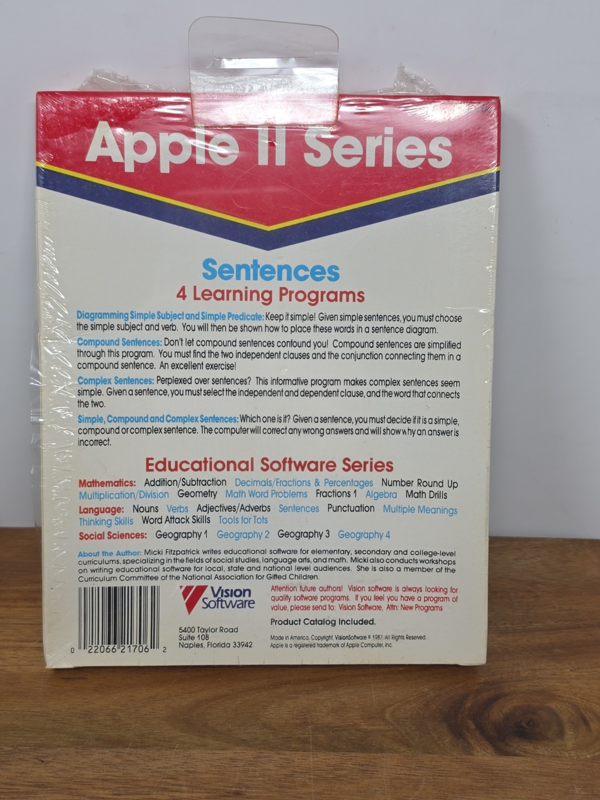 Vision Software Apple 2 Sentences