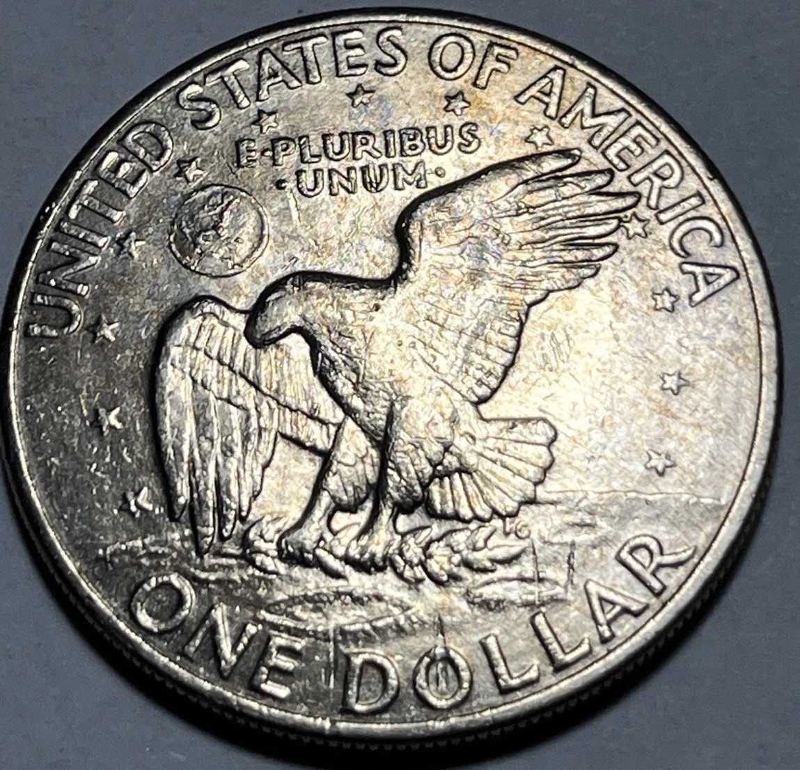 1971 D Eisenhower Dollar Errors Strike Through Grease Die Cracks Many Errors