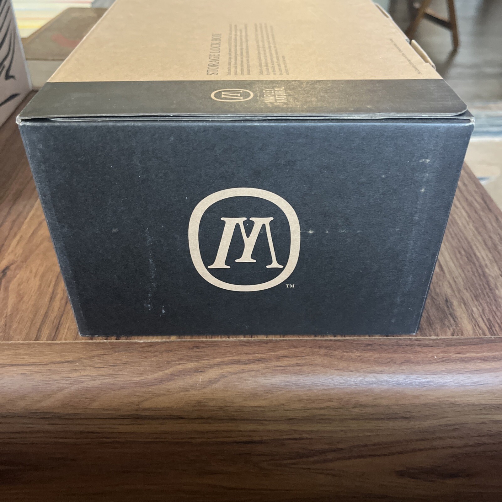 Marley Natural Lock Stash Box, Black Walnut - New in Box ($240 Value) Premium