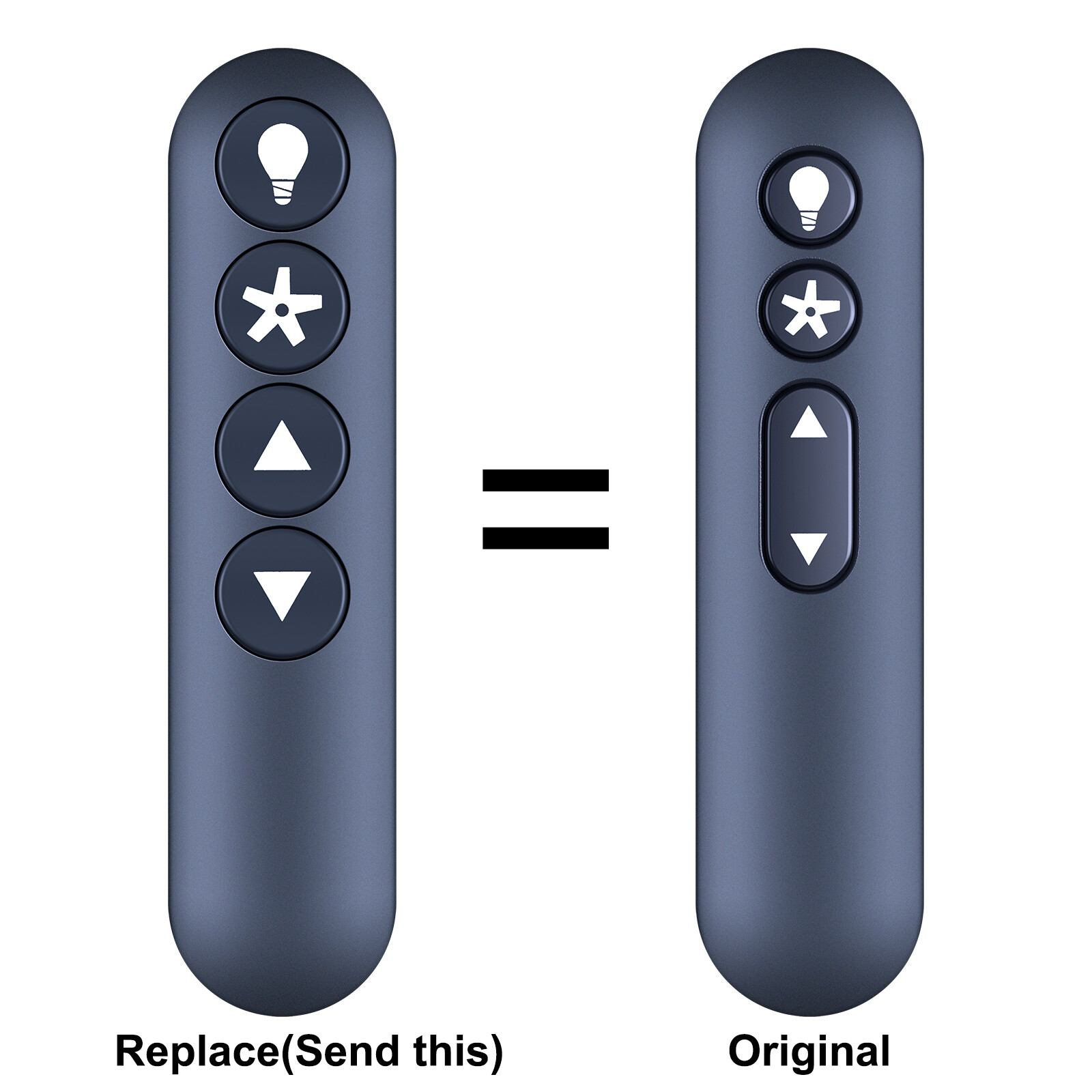 Remote Control For Hunter Handheld Ceiling Fan K5579-01